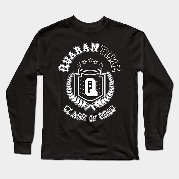 QuaranTime Class of 2020 (dark background) Long Sleeve T-Shirt by dkdesigns27